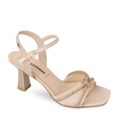 SANDALI RASO CIPRIA E NODO STRASS