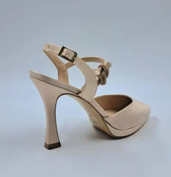 SANDALI RASO CON NODO STRASS SLINGBACK CIPRIA