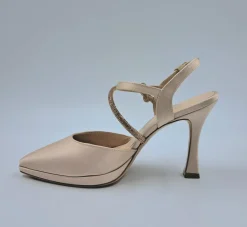 SANDALI RASO CON NODO STRASS SLINGBACK CIPRIA