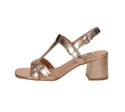 SANDALI ROSIE PELLE RAME LAMINATO