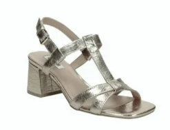 SANDALI ROSIE PELLE SILVER LAMINATO