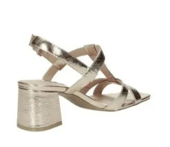 SANDALI ROSIE PELLE SILVER LAMINATO