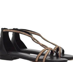 SANDALI TASHA GLITTER RAME