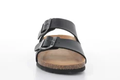 SANDALI THESIS NERO DOPPIA FASCIA