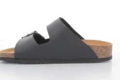 SANDALI THESIS NERO DOPPIA FASCIA