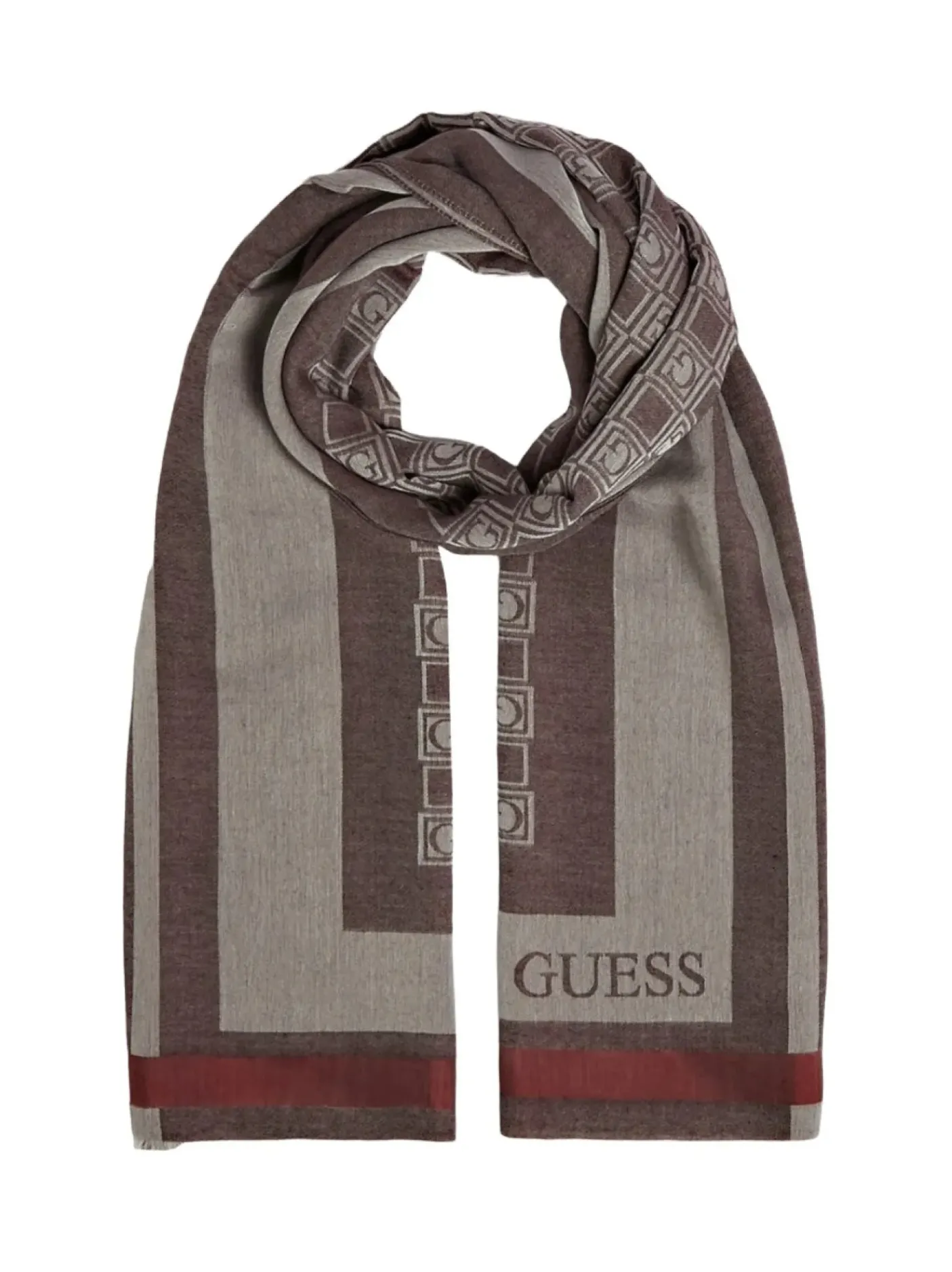 SCIARPE BICOLOR MARRONE