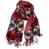SCIARPE FANTASY ROSSO