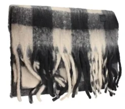 SCIARPE MORBIDA SCACCHI BIANCO NERO