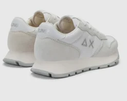 SNEAKERS ALLY GLITTER TEXTILE SUN68 BIANCO