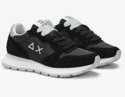 SNEAKERS ALLY GOLD SILVER SUN68 BLACK