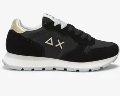 SNEAKERS ALLY GOLD SILVER SUN68 BLACK