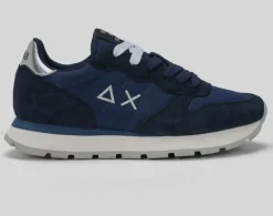 SNEAKERS ALLY GOLD SILVER NAVY BLUE