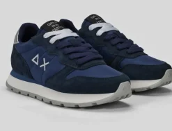 SNEAKERS ALLY GOLD SILVER NAVY BLUE