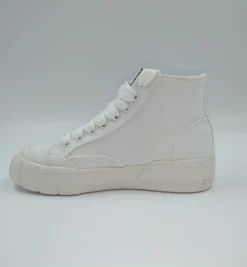 SNEAKERS ALTA COTONE BIANCO