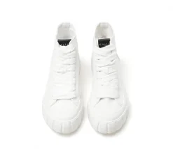 SNEAKERS ALTA COTONE BIANCO