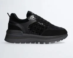 SNEAKERS AMAZING 24 RASO E SUEDE NERO