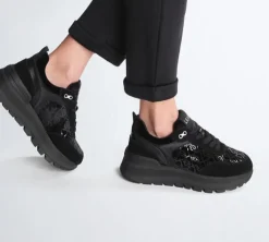 SNEAKERS AMAZING 24 RASO E SUEDE NERO