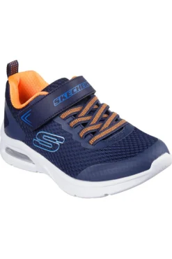 SNEAKERS BAMBINO SKECHERS NERO SELECTORS RESET ACHIEVED BLU
