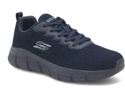 SNEAKERS BOBS SPORT B FLEX CHILL EDGE SKECHERS BLU