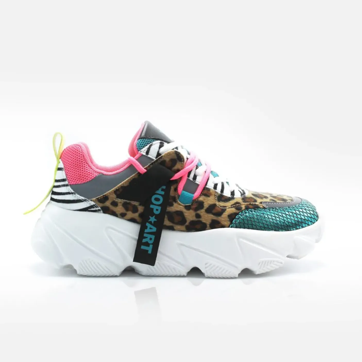 SNEAKERS CHUNKY AMY ECO ANIMALIER MULTICOLOR