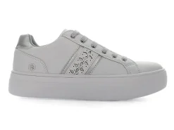 SNEAKERS CON DECORI LATERALI SILVER