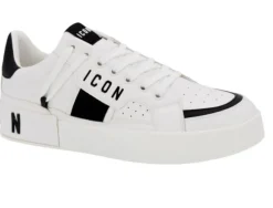 SNEAKERS CON DETTAGLI CONTRASTO BIANCO