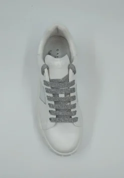 SNEAKERS CON INSERTI ARGENTO