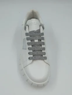 SNEAKERS CON INSERTI ARGENTO