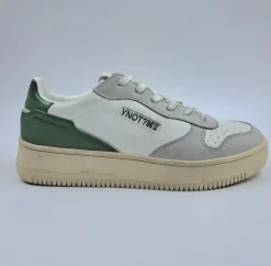 SNEAKERS EFFETTO VINTAGE DETTAGLIO VERDE