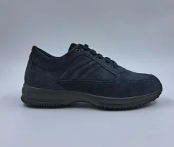 SNEAKERS FLESSIBILI CAMOSCIO BLU