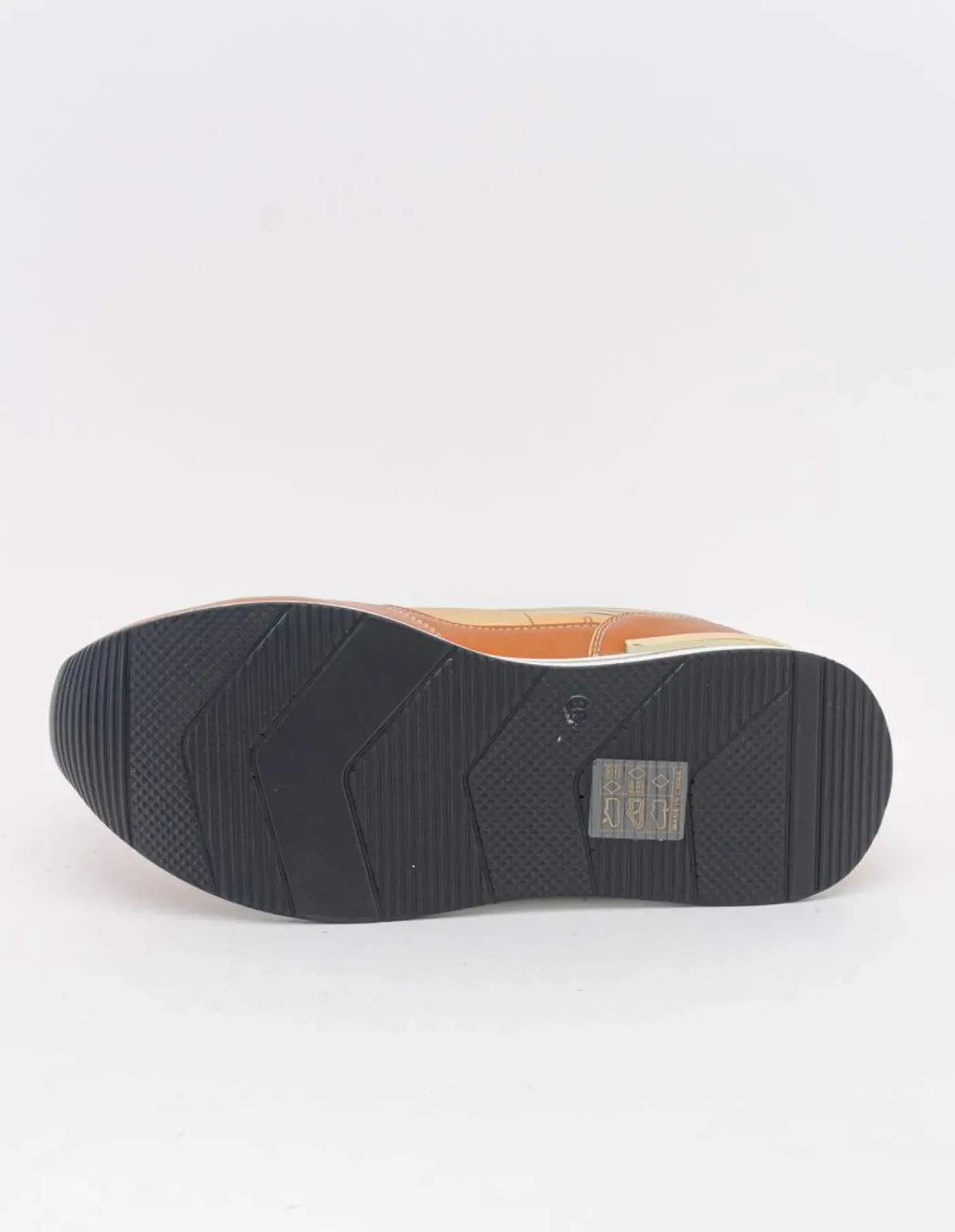 SNEAKERS GEO CUOIO DETTAGLI GOLD