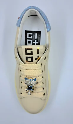 SNEAKERS GIO+ COMBI GATTO DETTAGLI CHARMS