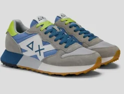 SNEAKERS JAKI 2.0 BICOLOR SUN68 GRIGIO CHIARO