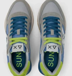 SNEAKERS JAKI 2.0 BICOLOR SUN68 GRIGIO CHIARO