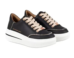 SNEAKERS LANCASTER WOMAN BLACK COPPER