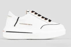 SNEAKERS LANCASTER WOMAN WHITE BLACK