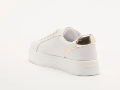 SNEAKERS LIU JO DONNA PRETTY WHITE DETTAGLI GOLD