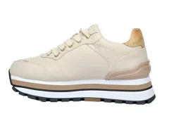 SNEAKERS NUDE DETTAGLI GOLD