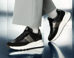 SNEAKERS PELLE CAMOSCIO AROLD NERO