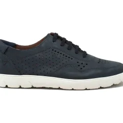 SNEAKERS PELLE NABUK BLU