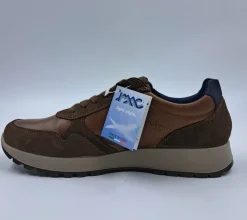 SNEAKERS PELLE NATURALE MARRONE