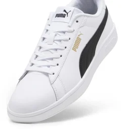 SNEAKERS PUMA SCARPE UOMO SMASH 3.0 MAN BIANCO BLACK