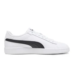SNEAKERS PUMA SCARPE UOMO DONNA JUNIOR SMASH 3.0 BIANCO BLACK