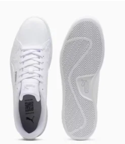 SNEAKERS PUMA UOMO SCARPE SMASH 3.0 SUPERLOGO BIANCO