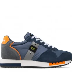 SNEAKERS QUEENS BLU ARANCIONE