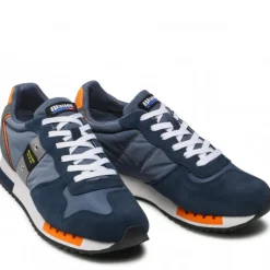 SNEAKERS QUEENS BLU ARANCIONE