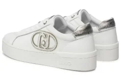 SNEAKERS SILVIA IN PELLE MAXI LOGO