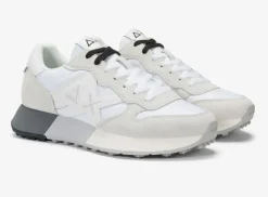SNEAKERS UOMO SUN68 JAKI 2.0 BICOLOR BIANCO