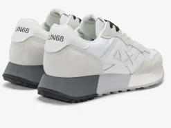 SNEAKERS UOMO SUN68 JAKI 2.0 BICOLOR BIANCO