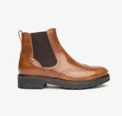 STIVALETTI CHELSEA CODA RONDINE CUOIO